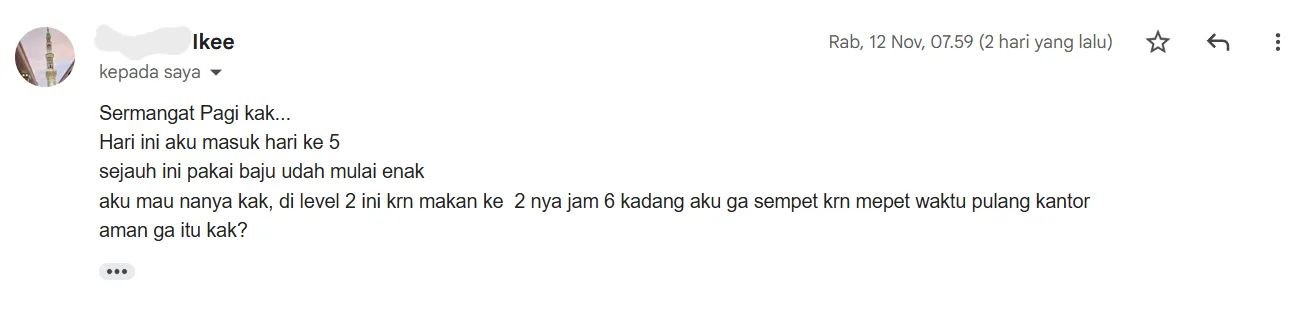 Ike — Kesadaran
